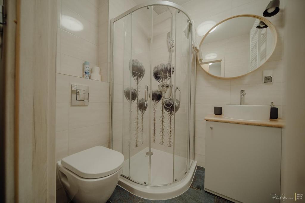 Kúpeľňa v ubytovaní Apartamenty Silence Górskie Zacisze
