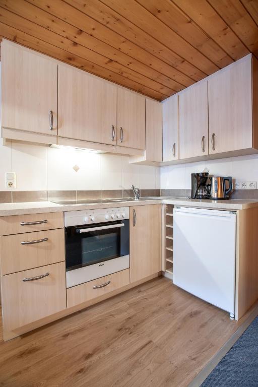 Kuchyň nebo kuchyňský kout v ubytování Haus Nr. 1