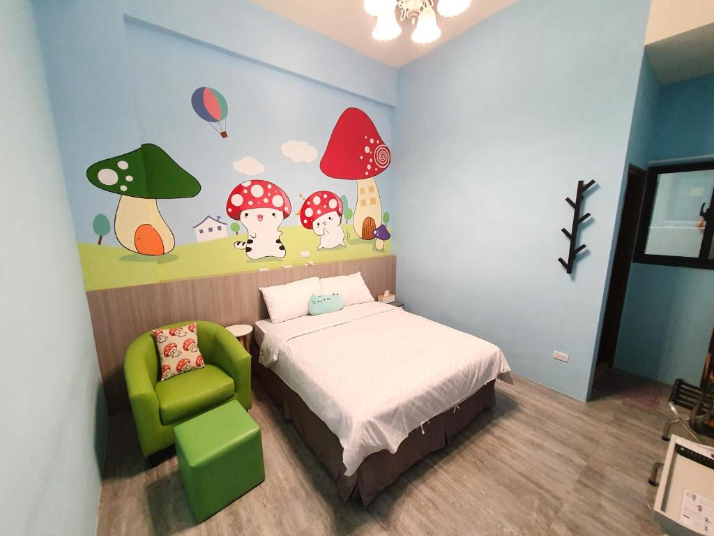 Postel nebo postele na pokoji v ubytování MOYA Homestay