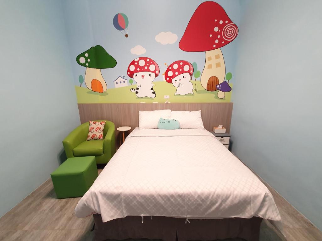 Postel nebo postele na pokoji v ubytování MOYA Homestay