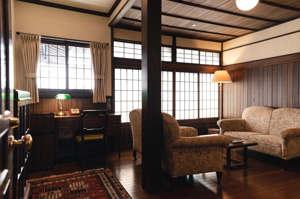 Posezení v ubytování Hotel Hanakoyado