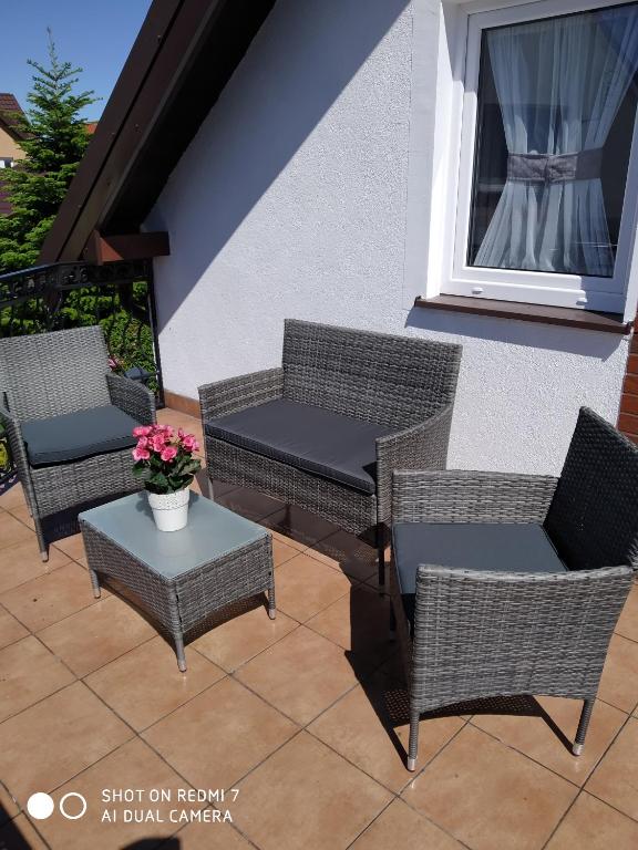 Posezení v ubytování Apartamenty u" Lusi"