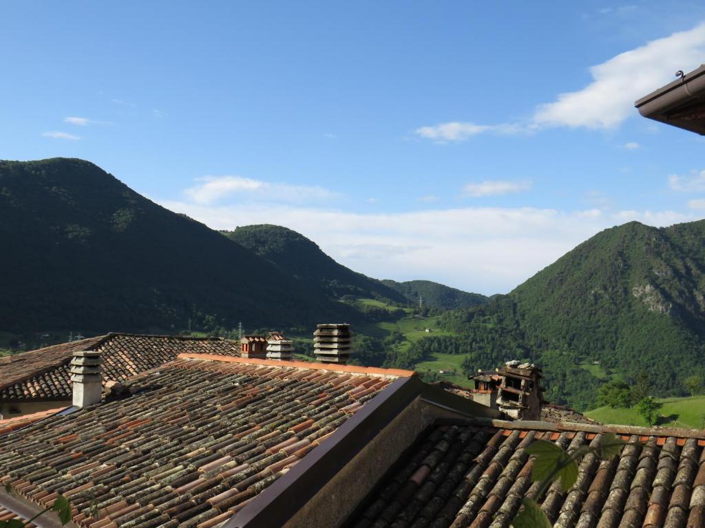 Nespecifikovaný výhled na hory nebo výhled na hory při pohledu z bed and breakfast