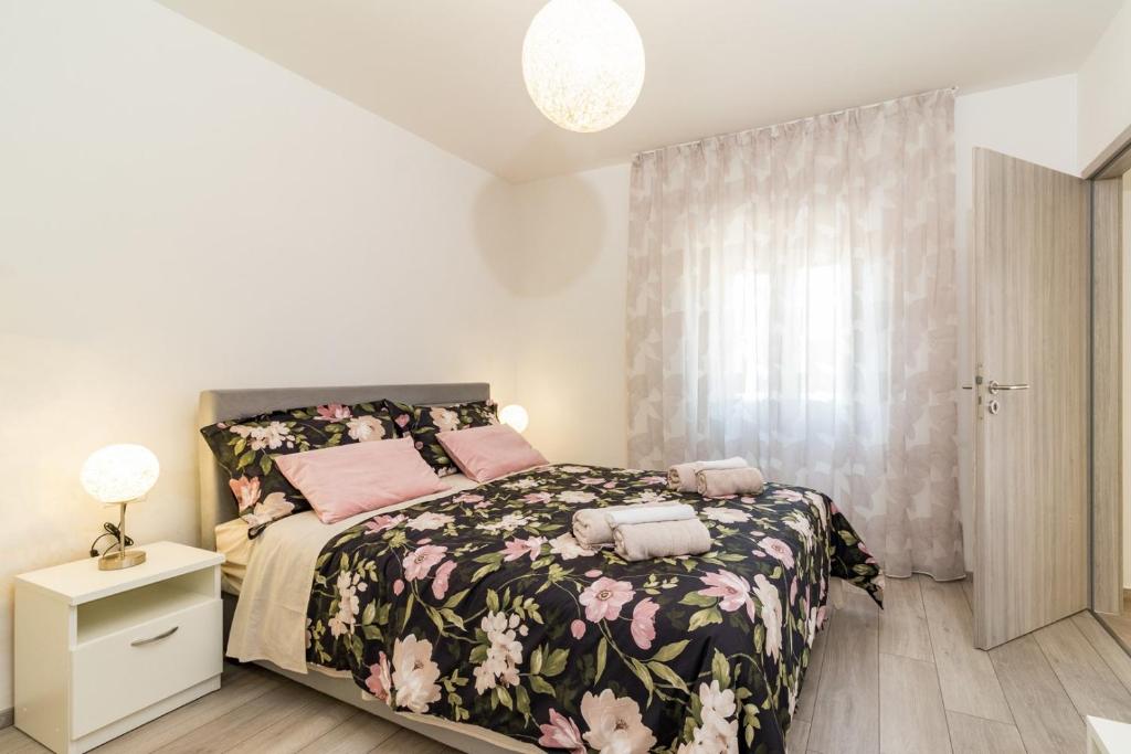 Postel nebo postele na pokoji v ubytování House Imela