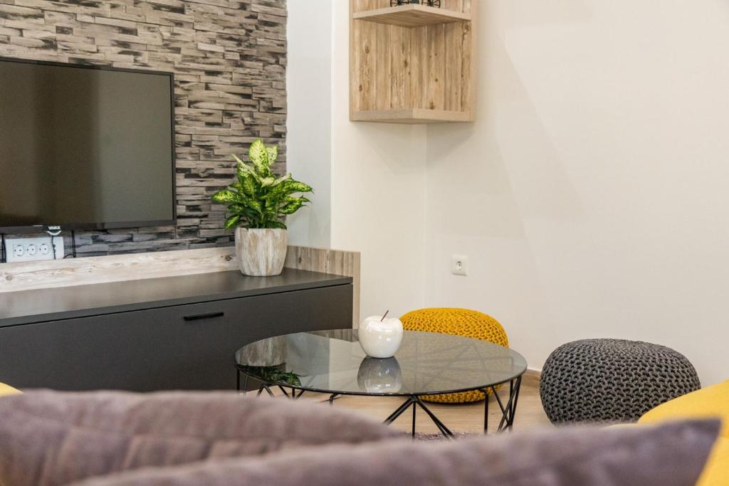 Kuchyň nebo kuchyňský kout v ubytování House Imela
