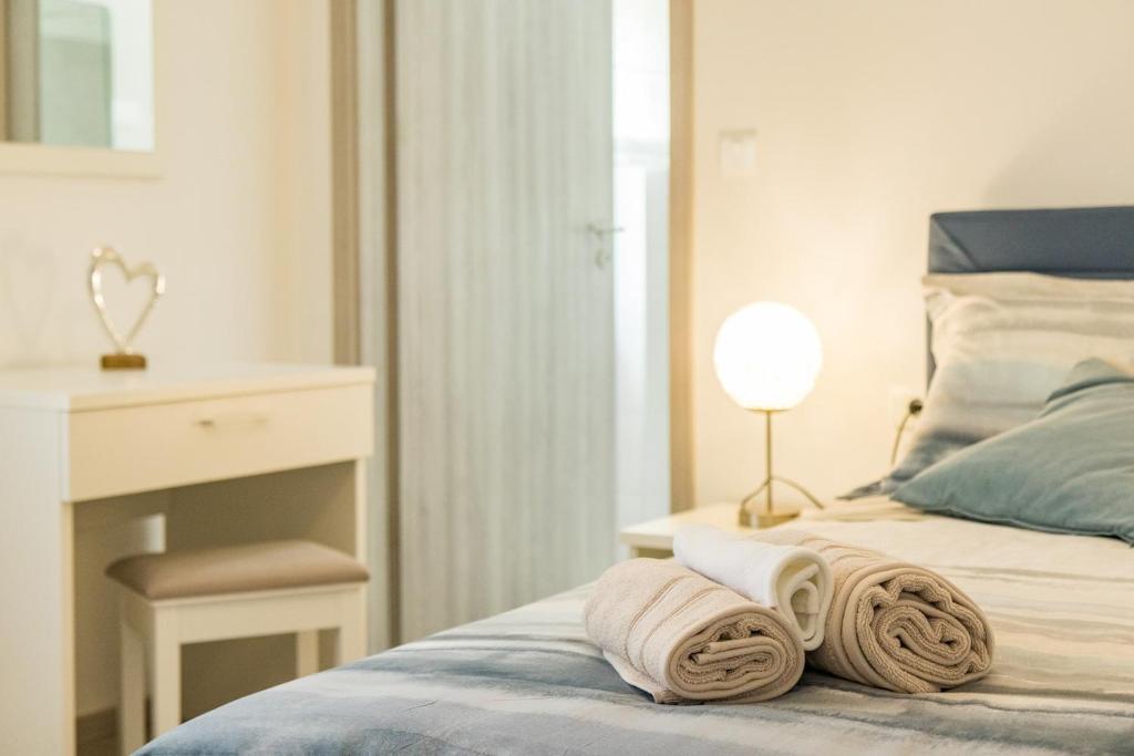 Postel nebo postele na pokoji v ubytování House Imela