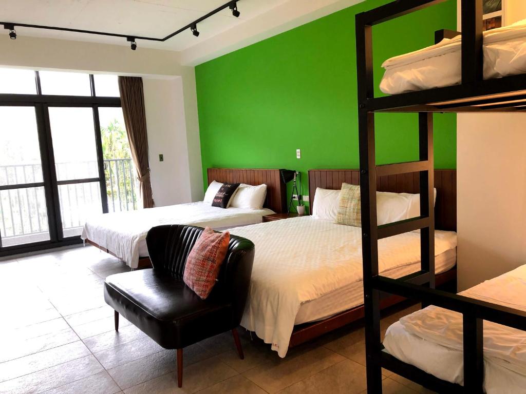 Postel nebo postele na pokoji v ubytování Notting Hill B&B