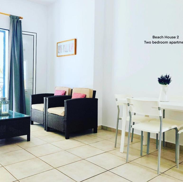 Posezení v ubytování Beach House I&II