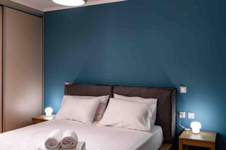 Posteľ alebo postele v izbe v ubytovaní Katerina Holiday Studios