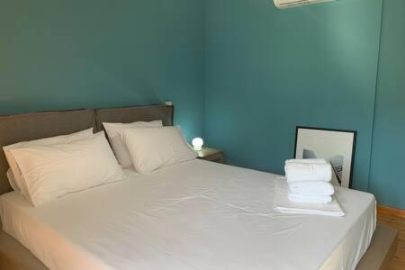 Posteľ alebo postele v izbe v ubytovaní Katerina Holiday Studios