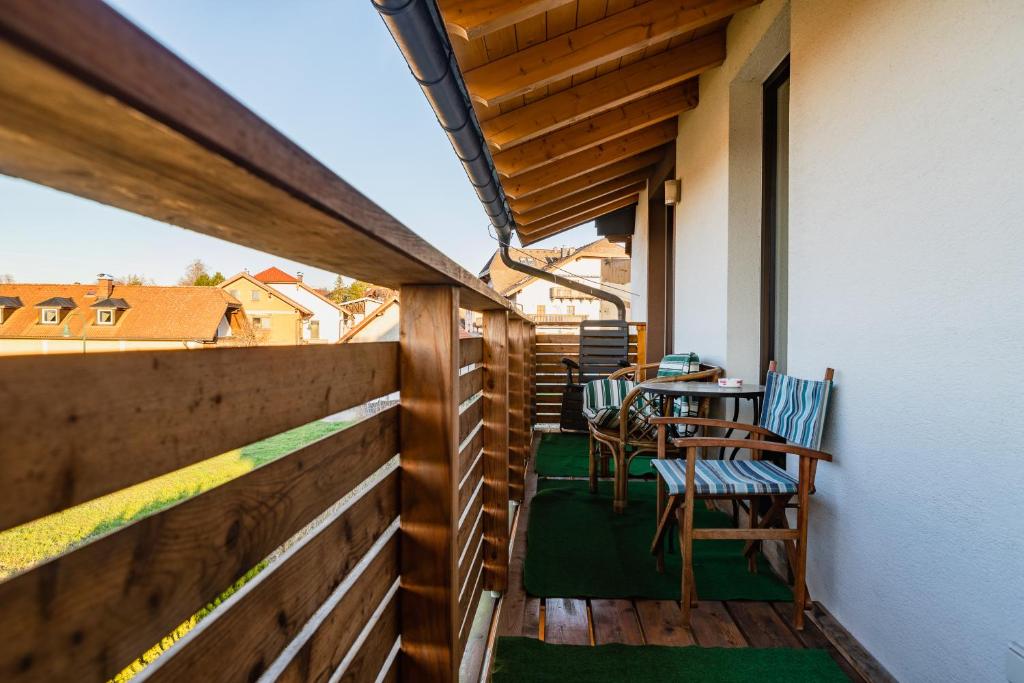 Balkón alebo terasa v ubytovaní Landhaus ELisabeth Schwarzenberger