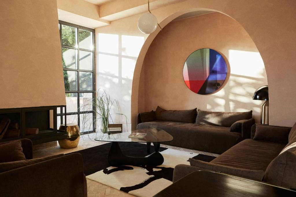 Posezení v ubytování Boutique Hotel Mendi Argia