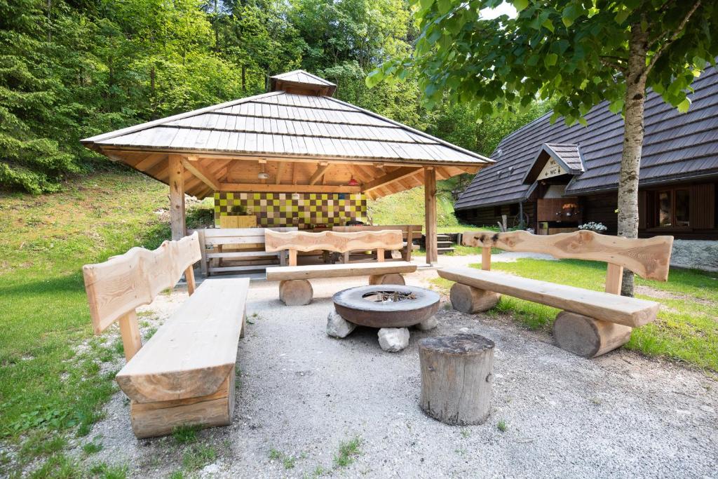 Zahrada ubytování Camp Korita