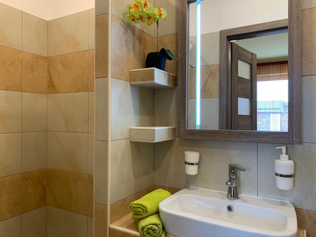Łazienka w obiekcie Armada Prémium Apartman