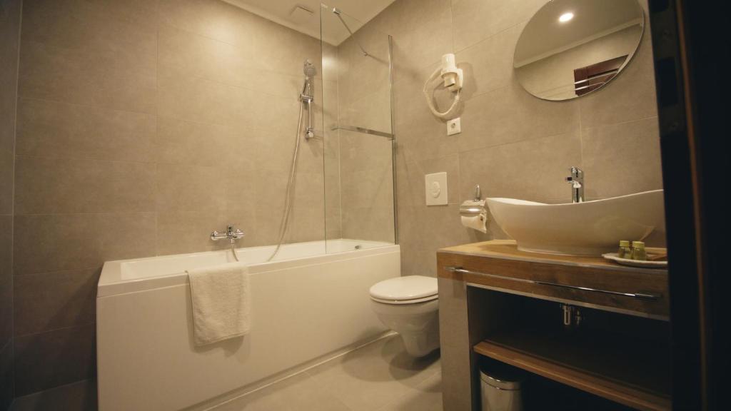 Koupelna v ubytování Aqua Villa Eger