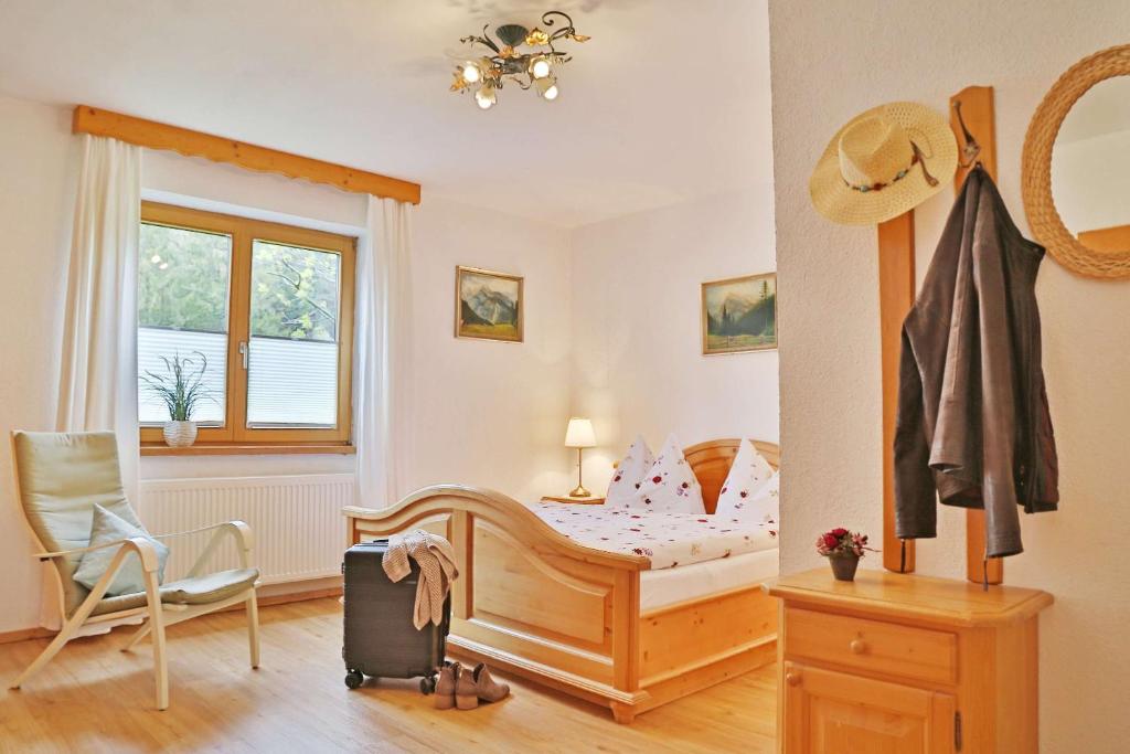Istumisnurk majutusasutuses Haus Adlerkanzel