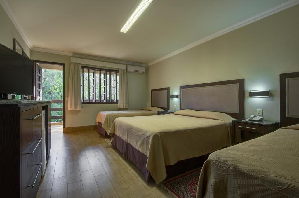 Postel nebo postele na pokoji v ubytování Lagos de Jurema Termas Resort