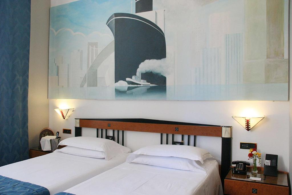Postel nebo postele na pokoji v ubytování Best Western Hotel Artdeco