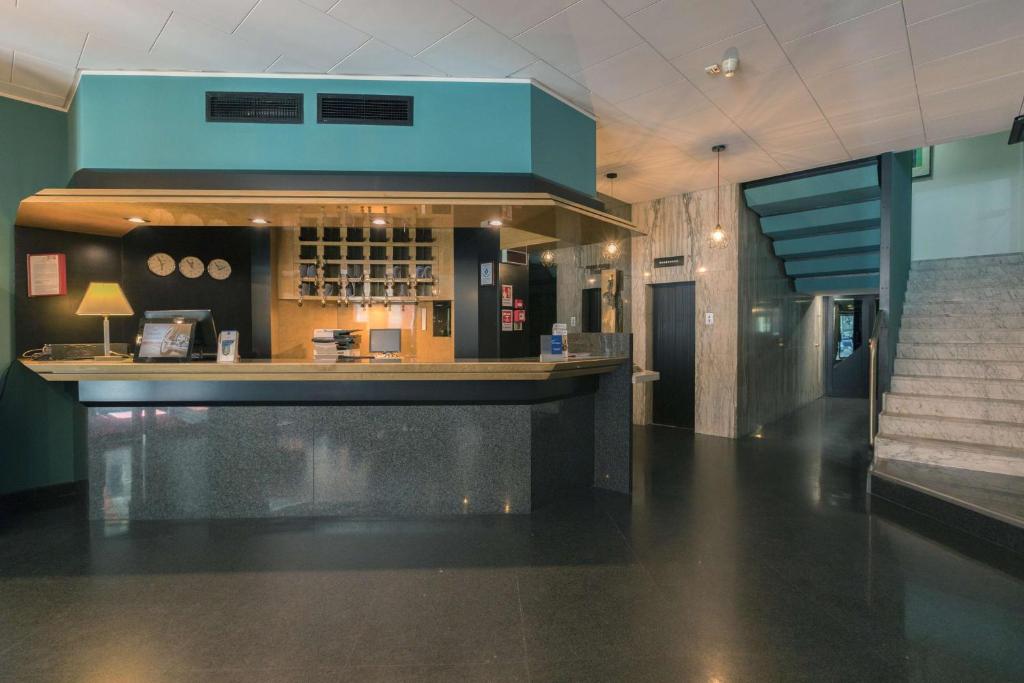 Kuchyň nebo kuchyňský kout v ubytování Executive Business Hotel