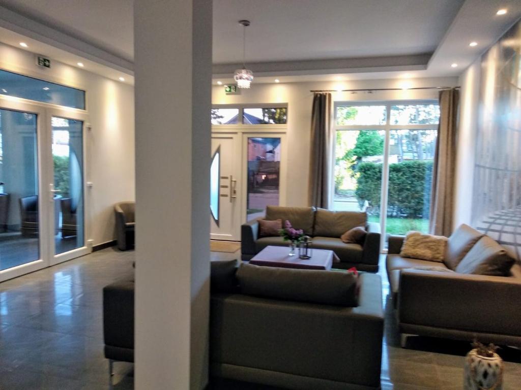 Posezení v ubytování Apartamenty HELJAN