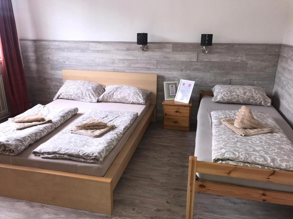 Postel nebo postele na pokoji v ubytování Makss