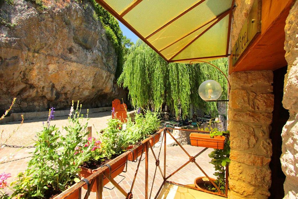 Zahrada ubytování Hostellerie du Vieux Moulin