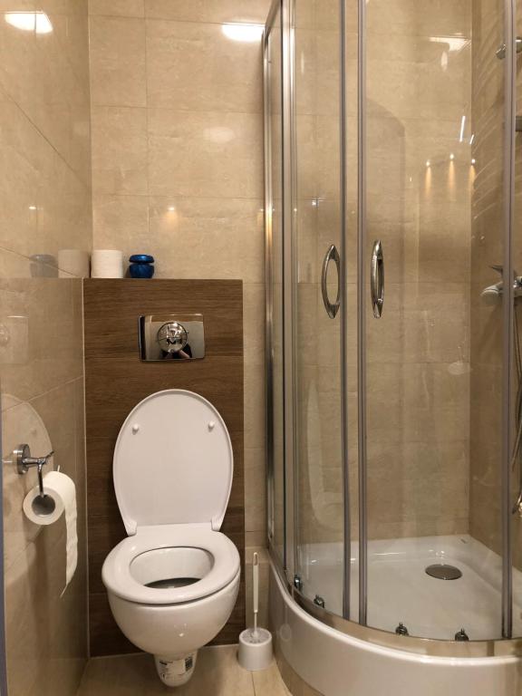 Kúpeľňa v ubytovaní Hotel Sekwana