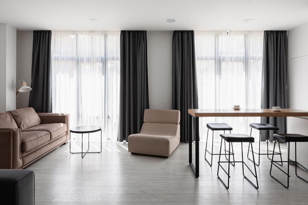 Posezení v ubytování Beskyd Suites