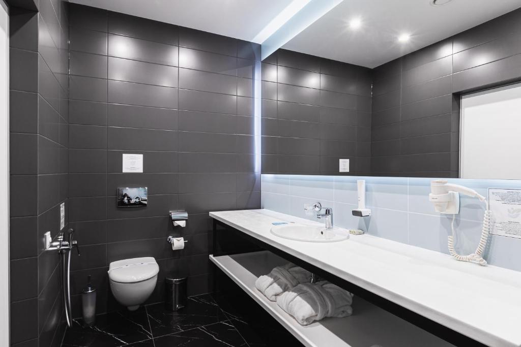 Koupelna v ubytování Beskyd Suites