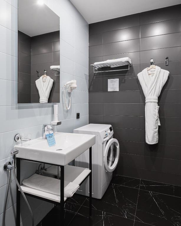 Koupelna v ubytování Beskyd Suites