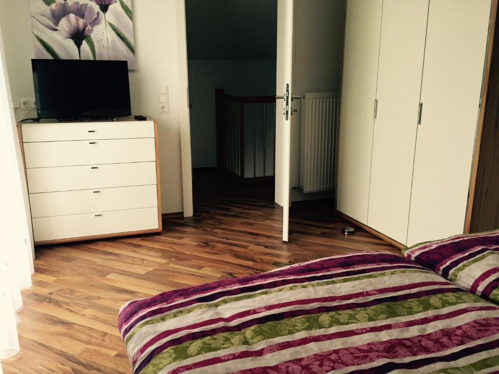 Postel nebo postele na pokoji v ubytování Das Ferienhaus