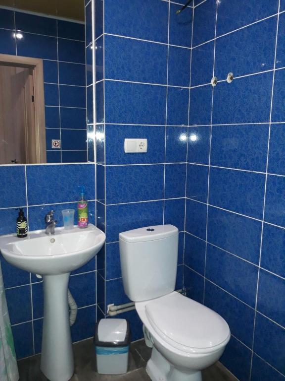 Koupelna v ubytování Hotel UNENEGE