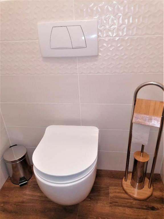 A bathroom at Apartman 11 MyMara