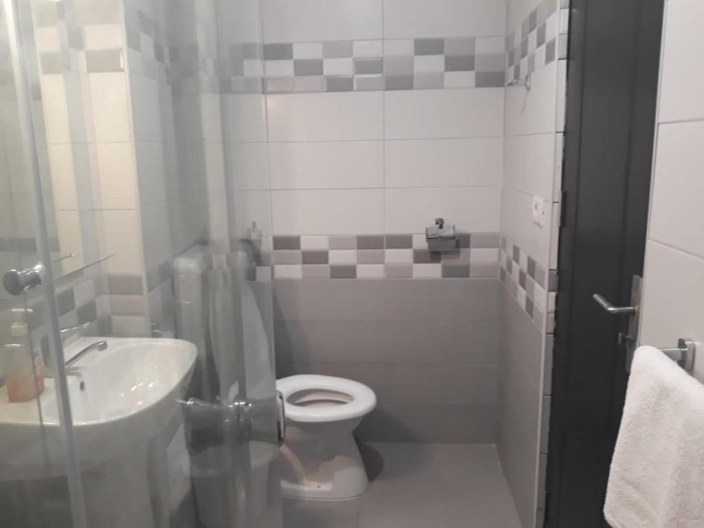 Koupelna v ubytování Casa Verona