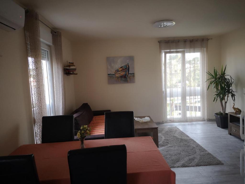 Posezení v ubytování Apartman Petrovic CITY CENTER TROGIR