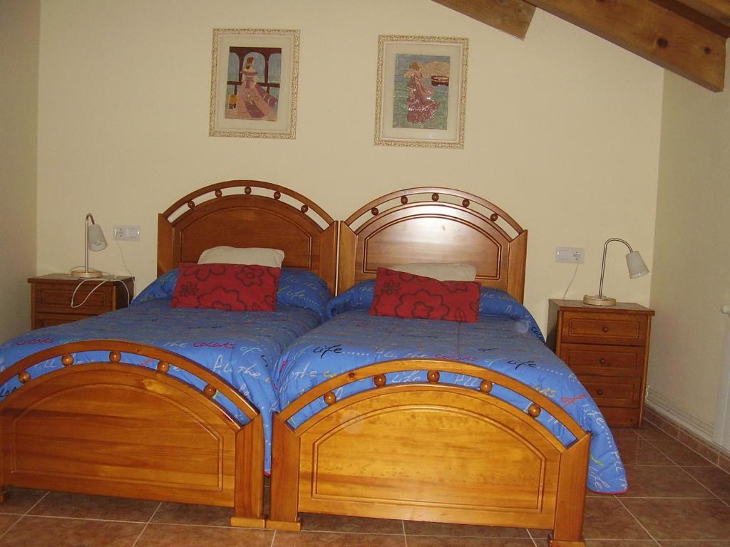 Ένα ή περισσότερα κρεβάτια σε δωμάτιο στο Casa Magí