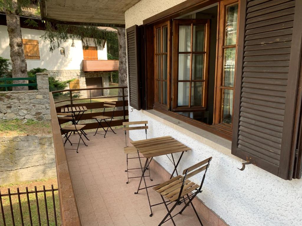 Balkon lub taras w obiekcie Blue Mountain