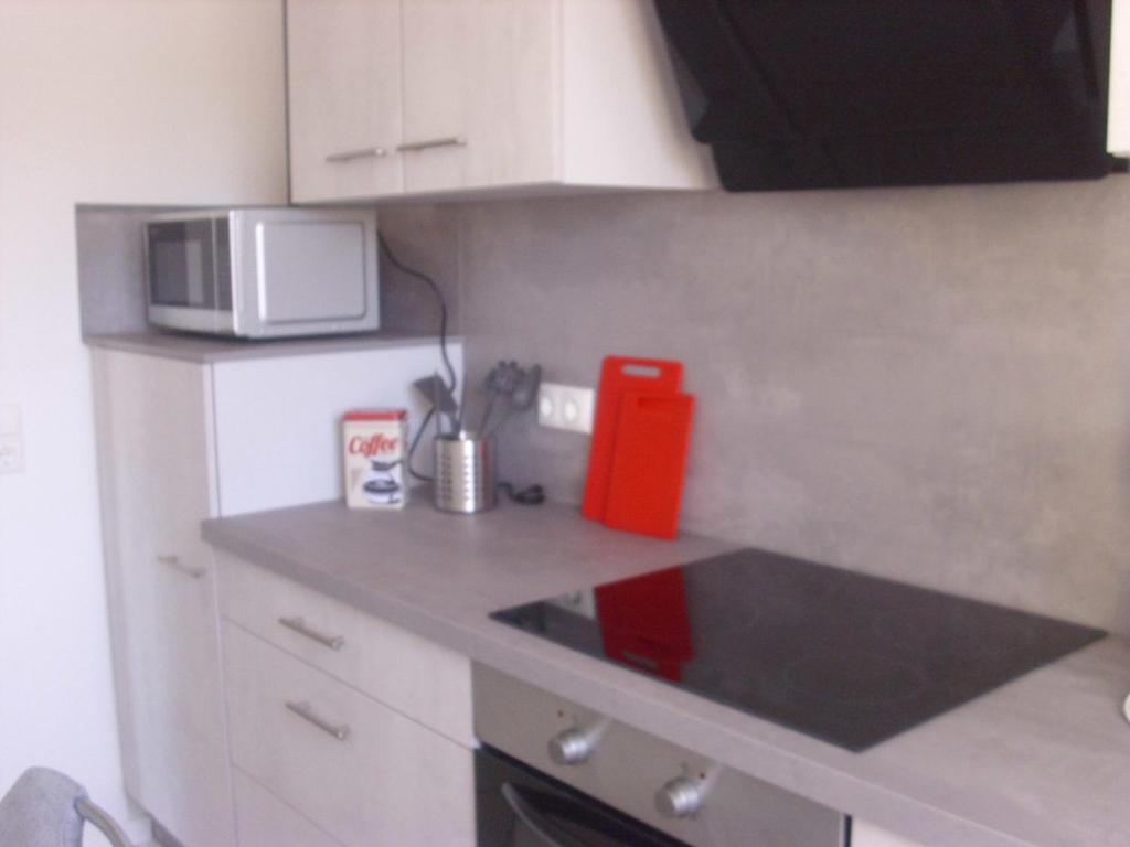 Kuchyň nebo kuchyňský kout v ubytování Haus Mühlenbach