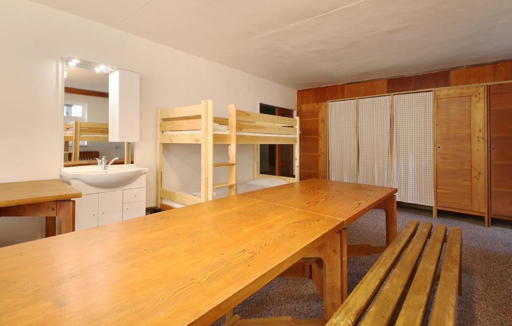 Kuchyň nebo kuchyňský kout v ubytování Horský hotel Žižkova bouda