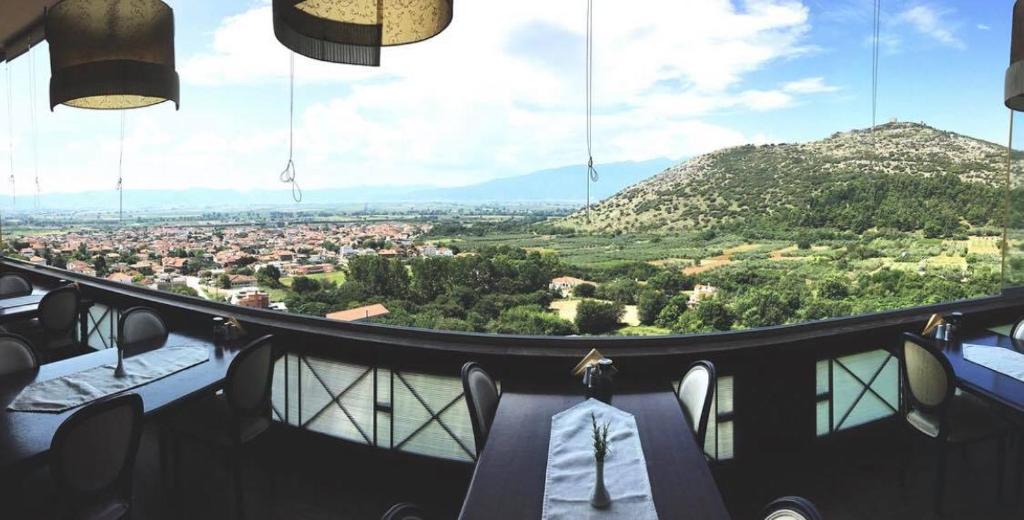 Widok na góry z tego hotelu