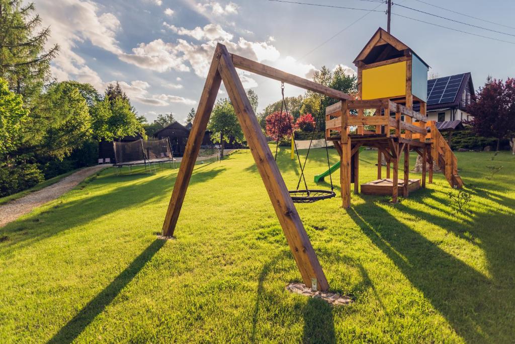 Herní místnost nebo prostor pro děti v ubytování Domek Skowronek