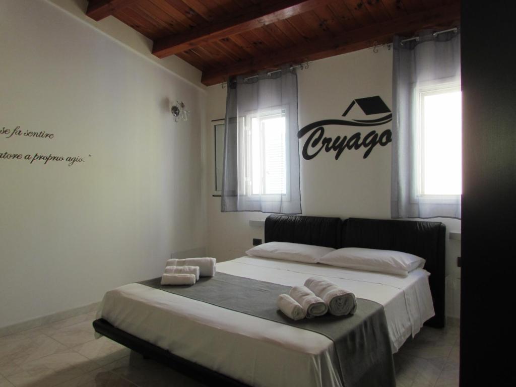Postel nebo postele na pokoji v ubytování B&B CryAgo