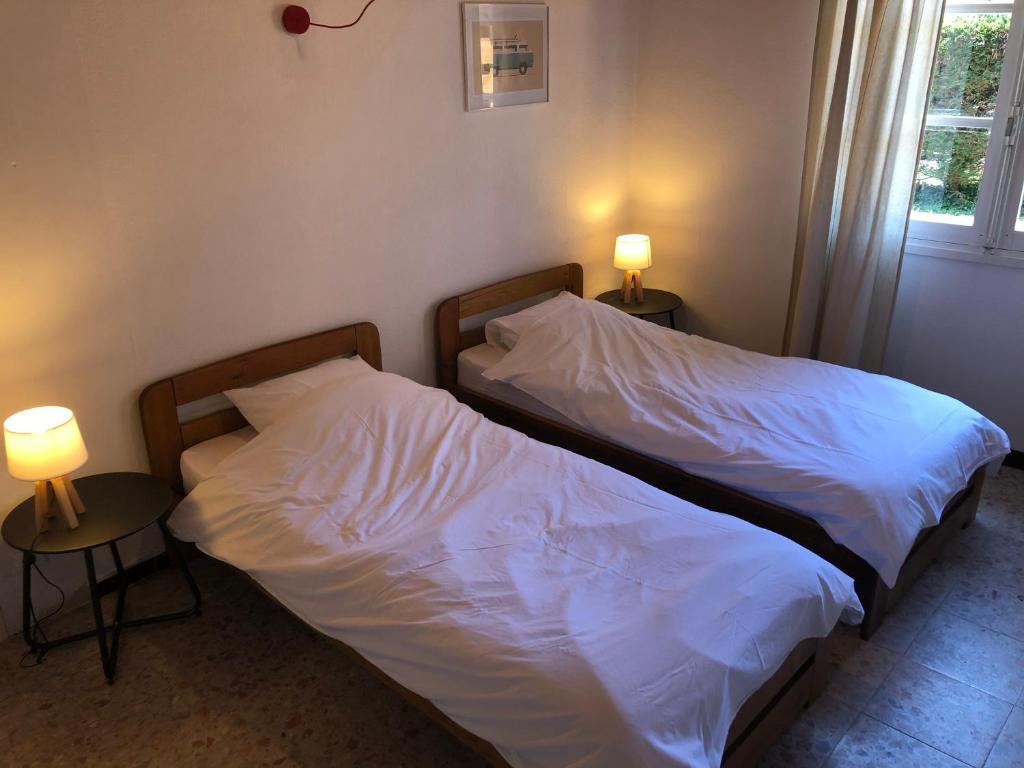 Postel nebo postele na pokoji v ubytování Villa Orcas
