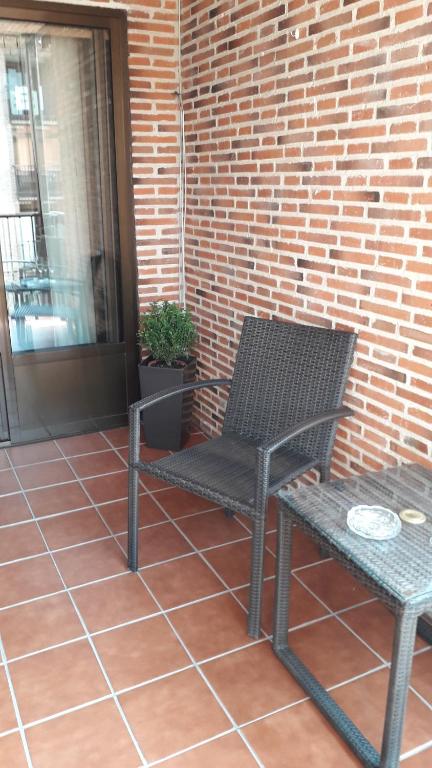 Patio nebo venkovní prostory v ubytování Piso María