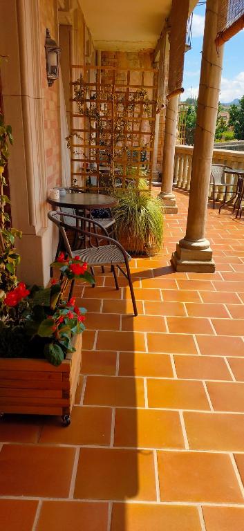 Balkón nebo terasa v ubytování Albergue Valderrobres Auto check-in