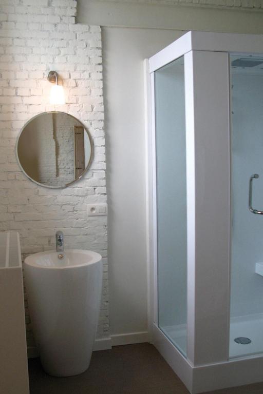 Koupelna v ubytování B&B Amuse-Couche