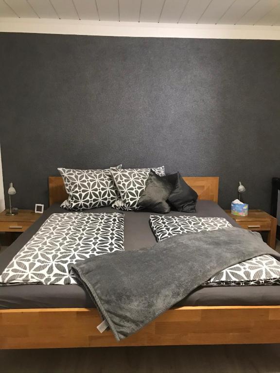 Postel nebo postele na pokoji v ubytování Ferienwohnung Petra