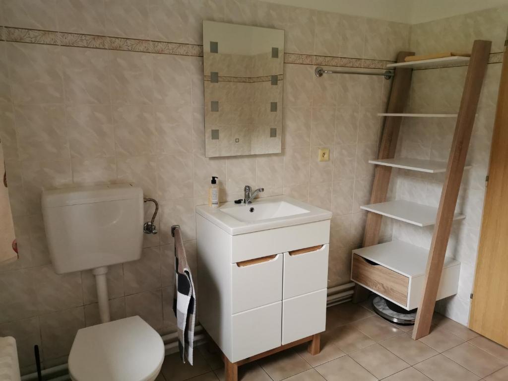 Koupelna v ubytování U Waltera