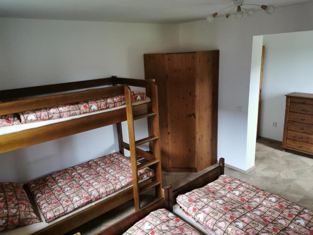 Postel nebo postele na pokoji v ubytování U Waltera