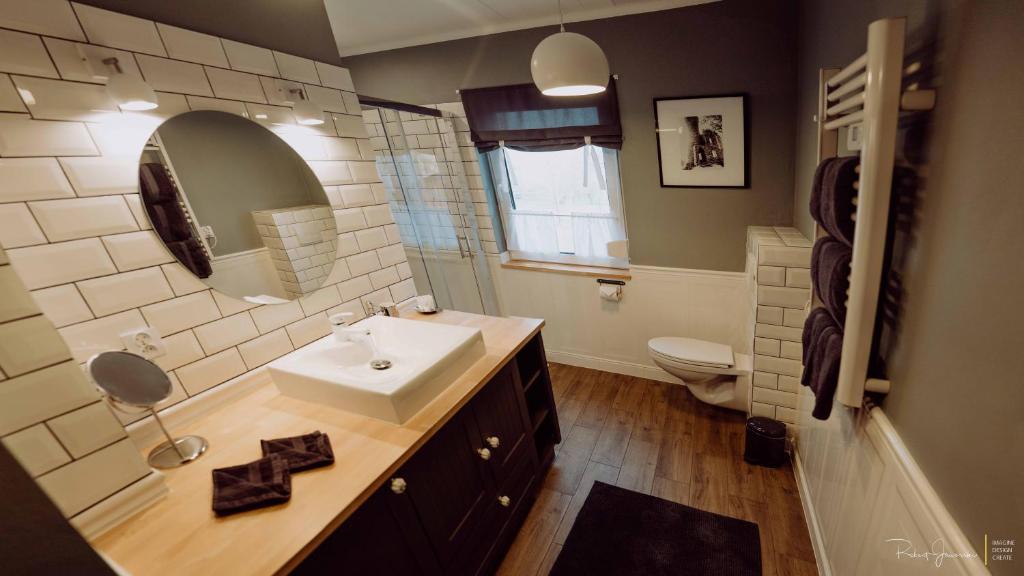 Kúpeľňa v ubytovaní apartament BB